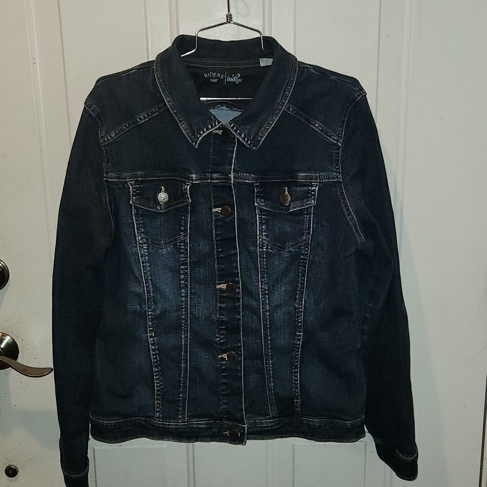Lee Riders Indigo Denim Jacket XL - Picture 1 of 8